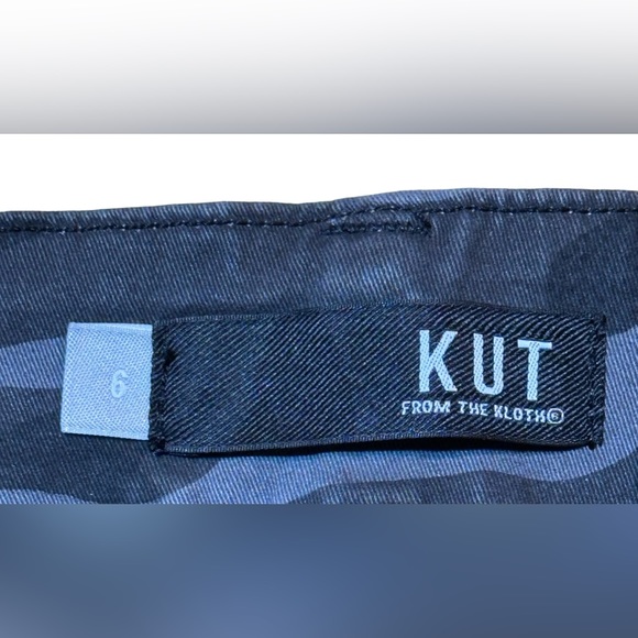 Kut From The Kloth Skinny Jeans Black Camo Women’s Size 6 - Picture 4 of 8